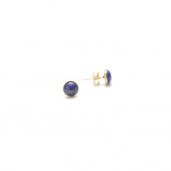 Mini puces d'oreilles Ariane 4mm - Lapis Lazuli 