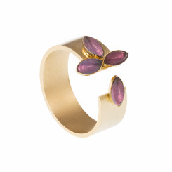Bague Flores - Améthyste