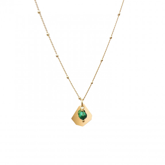 Collier Aura - Malachite