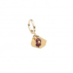 Mono boucle d'oreille Aura - Grenat