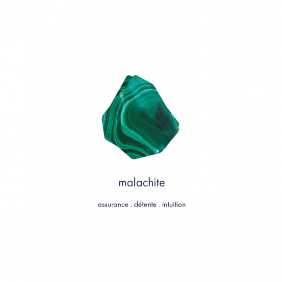 Mono Boucle d'oreille Trilogie - Malachite