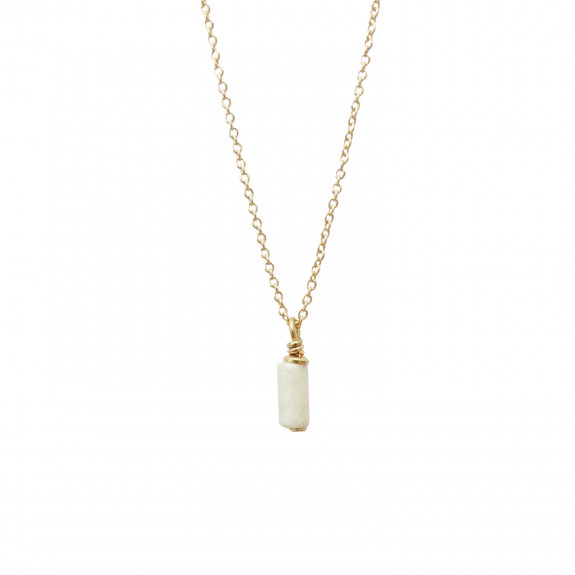 Collier Mini Mémoire - Howlite