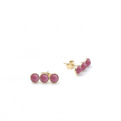 Boucles d'oreilles Ariane Trio - Rhodonite