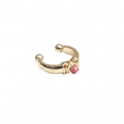 Earcuff - Rhodonite