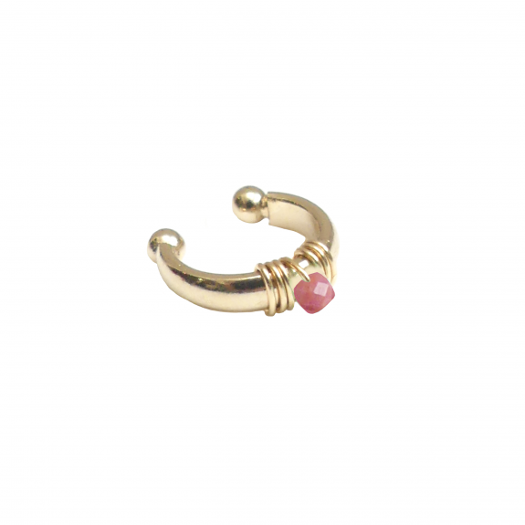 Earcuff - Rhodonite