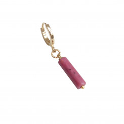 Mono boucle d'oreille Mémoire - Rhodonite