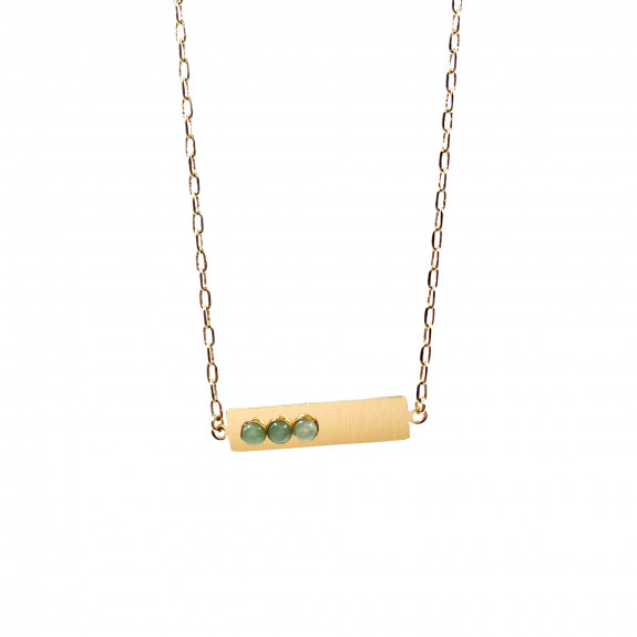 Collier Court Trilogie - Aventurine