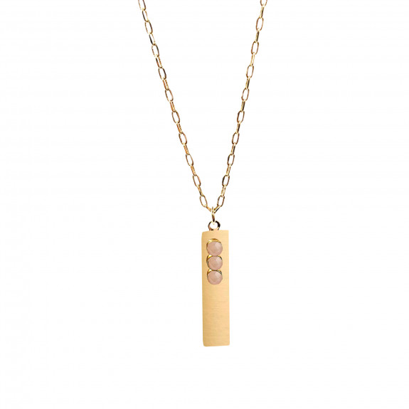 Collier Long Trilogie - Pierre de Soleil