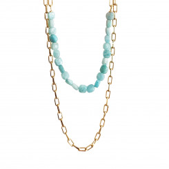 Collier Double Berlingot - Amazonite