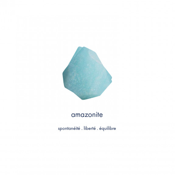 Mono boucle d'oreille Aura - Amazonite
