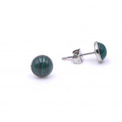 Boucles d'oreilles Ariane - Malachite