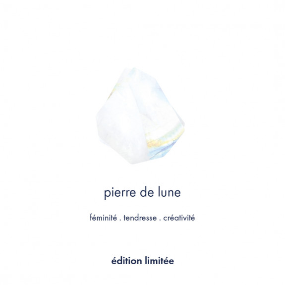 Boucles d'oreilles Ariane pendants chaines - Pierre de Lune 