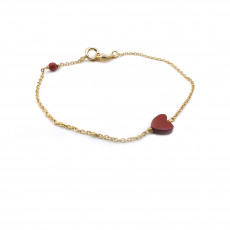 Bracelet Love - Jaspe Rouge