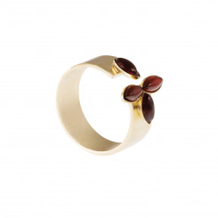 Bague Flores - Grenat