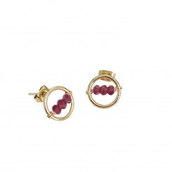 Boucles d'oreilles Cosmos - Grenat