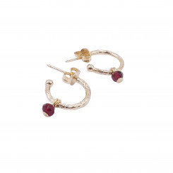 Boucles d'oreilles Pampille - Grenat 