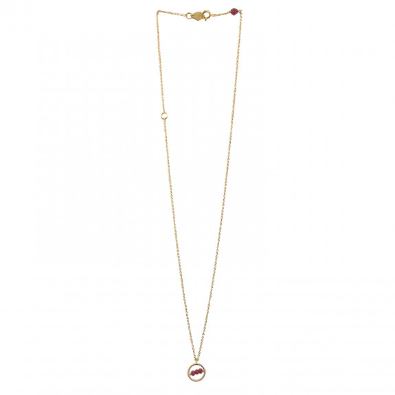 Collier Cosmos - Grenat