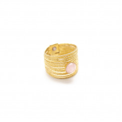 Bague Ariane - Quartz Rose 