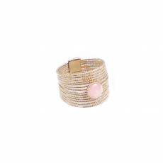 Bague Ariane - Quartz Rose 