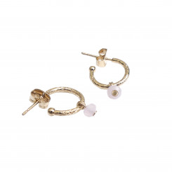 Boucles d'oreilles Pampille - Quartz Rose