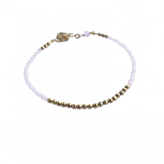 Bracelet Filigrane - Quartz Rose