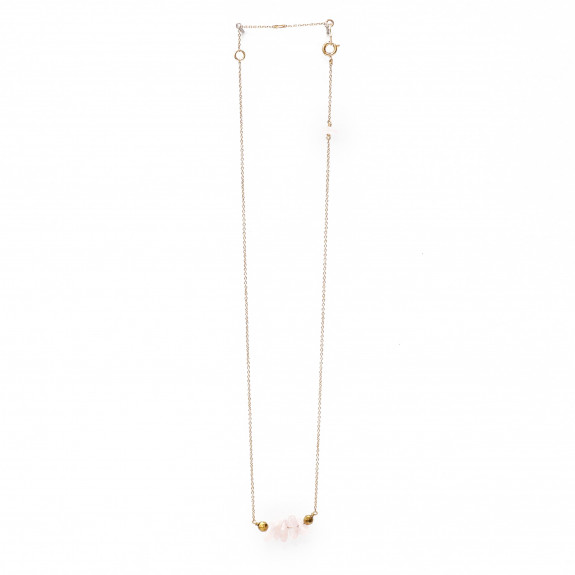 Colliers Initiale - Quartz Rose 