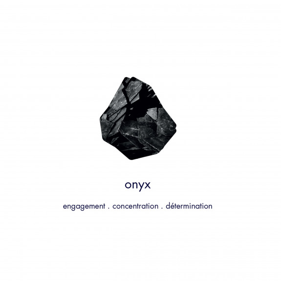 Boucles d'oreilles Ariane - Onyx
