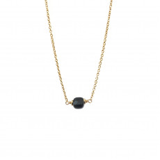 Collier court Berlingot - Onyx