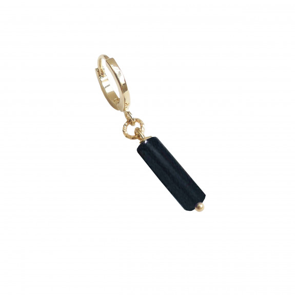 Mono boucle d'oreille Mémoire - Onyx