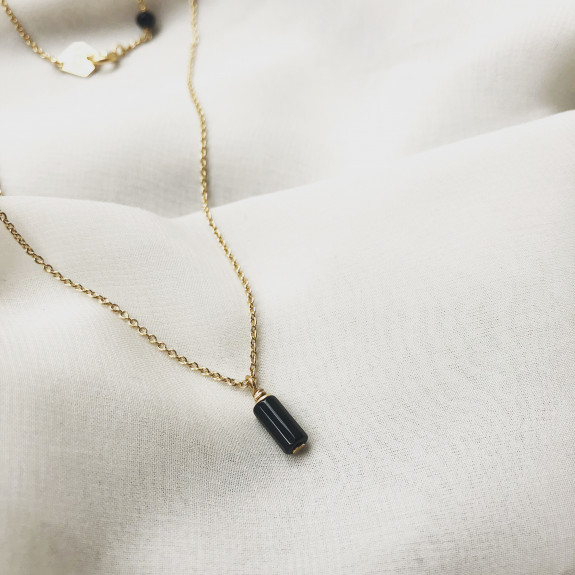 Collier Mini Mémoire - Onyx