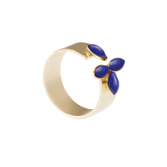 Bague Flores - Lapis Lazuli