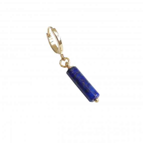 Mono boucle d'oreille Mémoire - Lapis Lazuli 