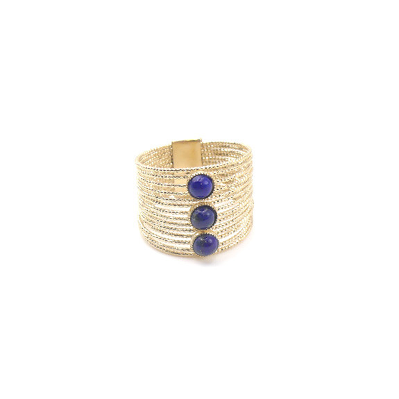 Bague Ariane Trio - Lapis Lazuli