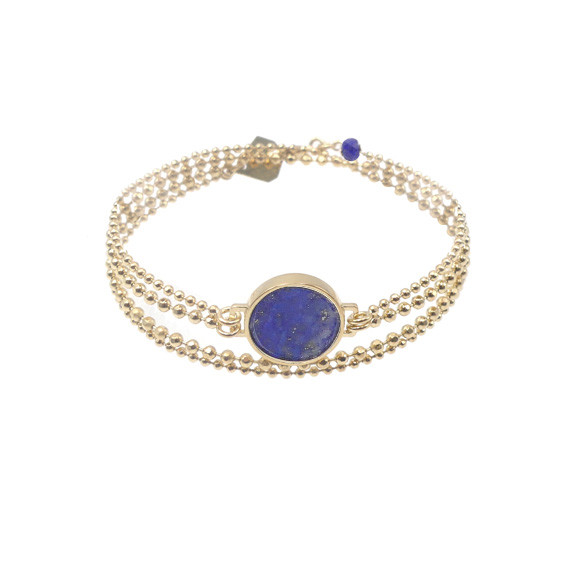 Bracelet double JanMa - Lapis Lazuli 