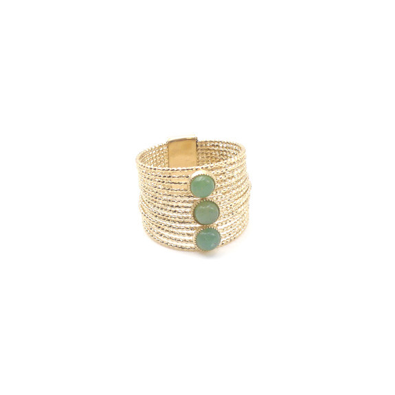 Bague Ariane Trio - Aventurine