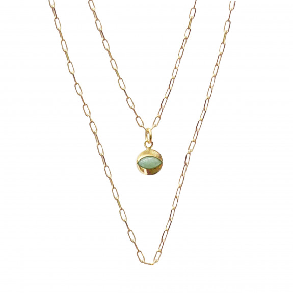 Collier Double Karma - Aventurine