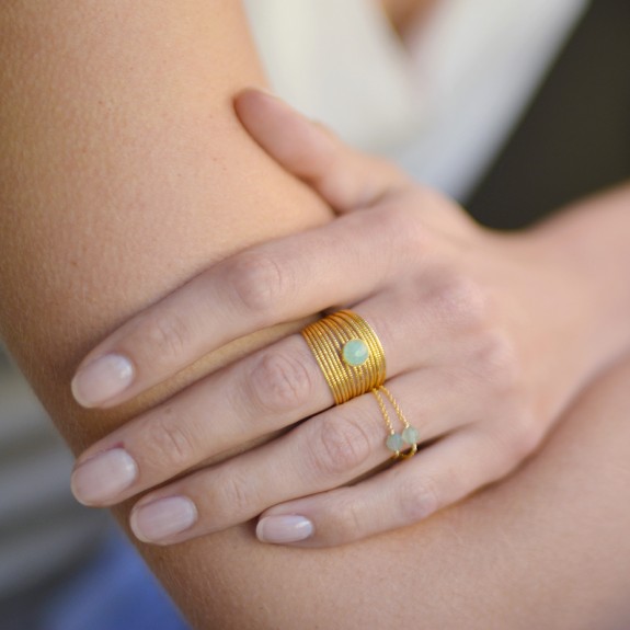 Bague Essentiel - Aventurine 