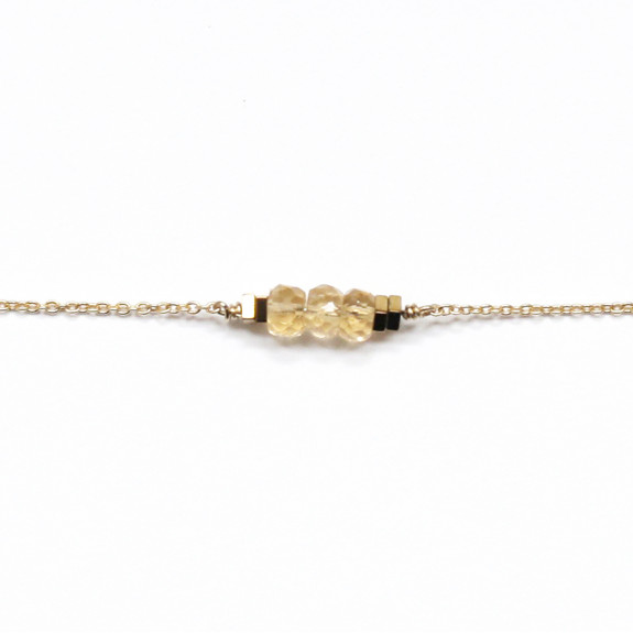 Bracelet  Essentiel - Citrine 