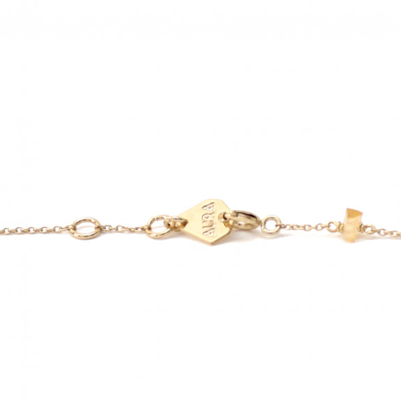 Bracelet Initiale - Citrine  