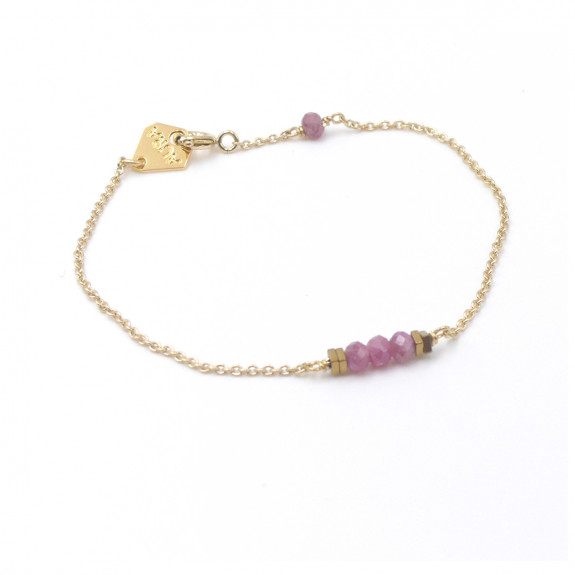 Bracelet Essentiel - Tourmaline Rose