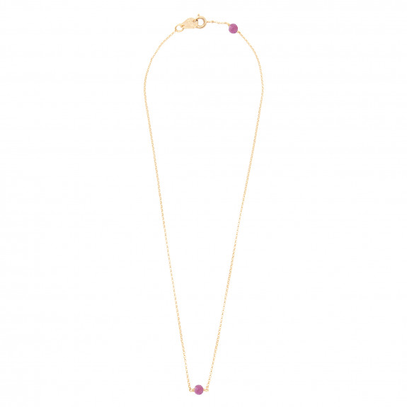 Collier Essentiel - Tourmaline Rose